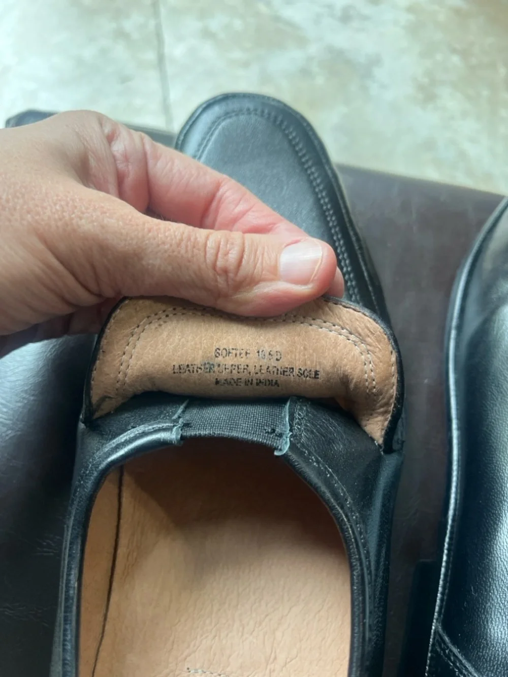 Giorgio Brutini Black Leather Slip-On Loafers 🆕 without 📦